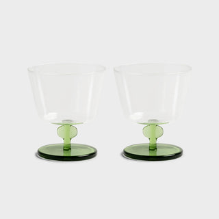 &klevering - Water glass petal set of 2 - Shells Cafe | Shells Little Shop