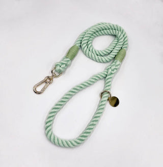 Kopi & Co Cotton Rope Lead - Mint - Shells Cafe | Shells Little Shop