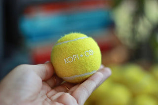 Kopi & Co Tennis Ball for S/M Dogs - Shells Cafe | Shells Little Shop