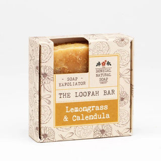 Lemongrass & Calendula Loofah Natural Soap - Shells Cafe | Shells Little Shop