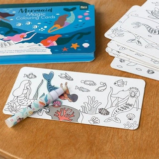 Magic water colouring cards - Mermaid - Shells Cafe | Shells Little Shop