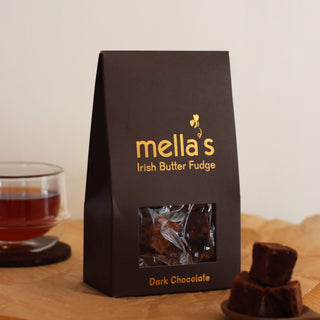 Mellas Irish Butter Fudge - Dark Chocolate - Shells Cafe | Shells Little Shop