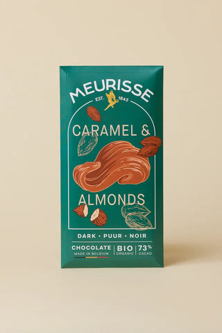 Meurisse Dark chocolate with Caramelised Almonds - Shells Cafe | Shells Little Shop