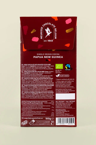 Meurisse Dark chocolate with Roasted Cacao Nibs - Shells Cafe | Shells Little Shop