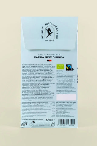 Meurisse Milk chocolate with Caramel & Seasalt - Shells Cafe | Shells Little Shop