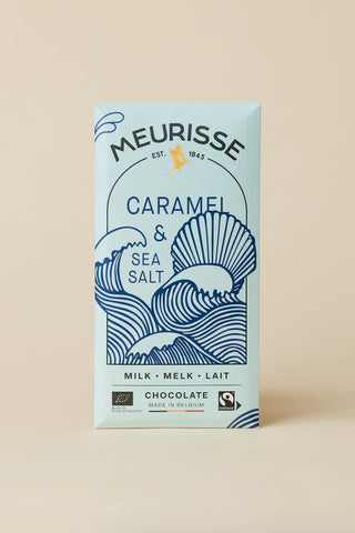 Meurisse Milk chocolate with Caramel & Seasalt - Shells Cafe | Shells Little Shop