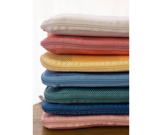 Microfiber Beach Towel Stripes Blues & Beyond - Shells Cafe | Shells Little Shop