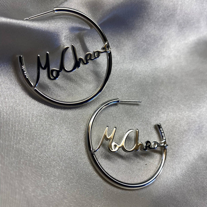DON'T KILL MY VIBE  - Mo Chroí Hoop Earrings