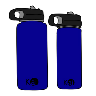 Navy Blue Kai Bottle 1000 ml/32oz - Large - Shells Cafe | Shells Little Shop