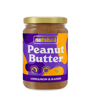 Nutshed Cinnamon & Raisin Peanut Butter - Shells Cafe | Shells Little Shop
