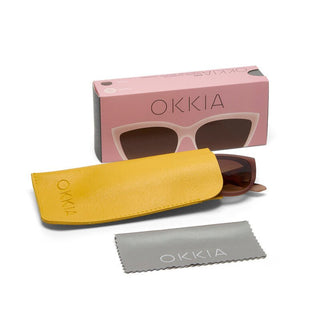 Okkia Sunglasses - Silvia Pink Havana OK020-PH - Shells Cafe | Shells Little Shop