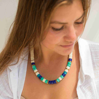 Parabaya Praia Azul-Ivoire Necklace - Shells Cafe | Shells Little Shop
