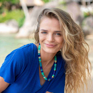 Parabaya Praia Azul-mix Necklace - Shells Cafe | Shells Little Shop