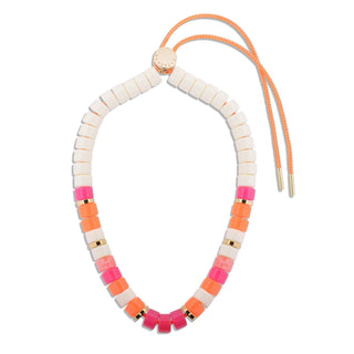 Parabaya Praia Laranja-Ivoire Necklace - Shells Cafe | Shells Little Shop