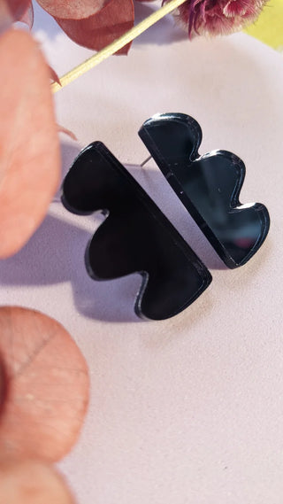 A Little Idea Smoked Grey Earrings