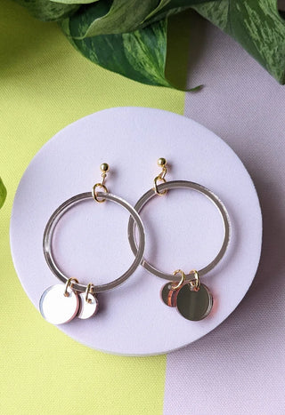 A Little Idea Earrings - New Tina Turner collection - Mirrored Rose Gold