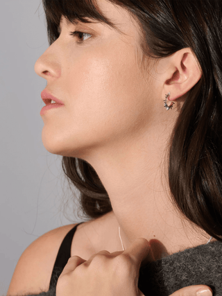 Rachel Jackson - Electric Goddess Mini Huggie Hoop Earrings - Shells Cafe | Shells Little Shop