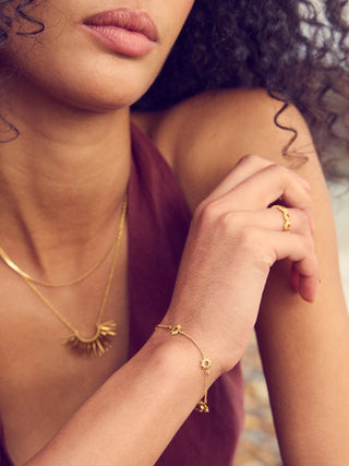 Rachel Jackson - Mini Eternal Sun Bracelet - Shells Cafe | Shells Little Shop