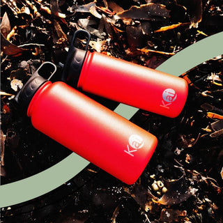 Red Kai Bottle 1000 ml/32oz - Large - Shells Cafe | Shells Little Shop