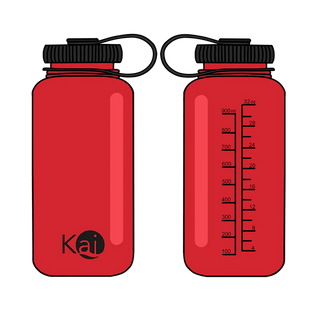 Red Kai Lite Bottle - Shells Cafe | Shells Little Shop