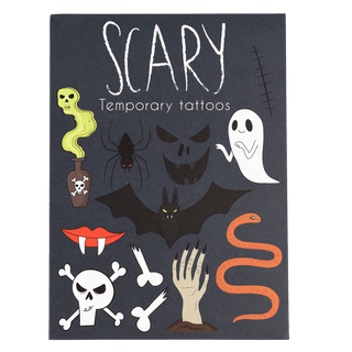 Scary Temporary Tattoos - Shells Cafe | Shells Little Shop