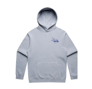 Shells Cafe Hoodie Faded Powder - Shells Cafe | Shells Little Shop
