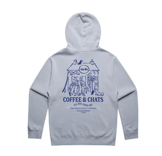 Shells Cafe Hoodie Faded Powder - Shells Cafe | Shells Little Shop