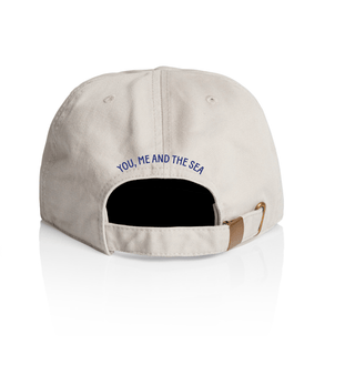 Shells Faded White Cap - Shells Cafe | Shells Little Shop