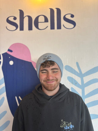 Shells Light Blue Beanie - Shells Cafe | Shells Little Shop