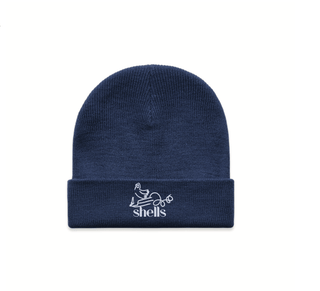 Shells Navy Beanie - Shells Cafe | Shells Little Shop