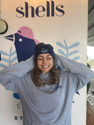 Shells Navy Beanie - Shells Cafe | Shells Little Shop