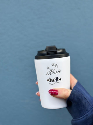 Shells Snow Takeaway Cup - Shells Cafe | Shells Little Shop