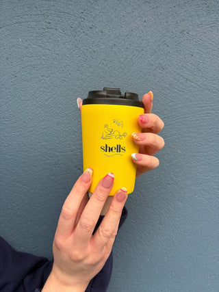 Shells Sunbeam Takeway cup - Shells Cafe | Shells Little Shop