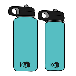 Sky Blue Kai Bottle 1000 ml/32oz - Large - Shells Cafe | Shells Little Shop