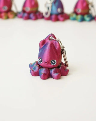 Squid Keychain Fidget Spinner - Shells Cafe | Shells Little Shop