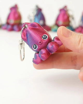 Squid Keychain Fidget Spinner - Shells Cafe | Shells Little Shop