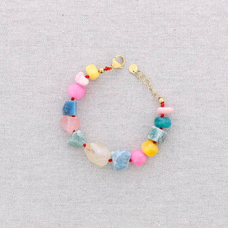Steel Bracelet with Stone Beads: Combinado 3 - Shells Cafe | Shells Little Shop