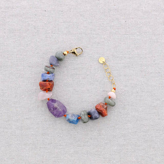 Steel Bracelet with Stone Beads: Combinado 3 - Shells Cafe | Shells Little Shop