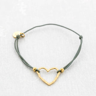 Steel Heart Bracelet: Red - Shells Cafe | Shells Little Shop