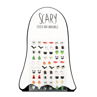 Stick on earrings (30 pairs) - Spooky - Shells Cafe | Shells Little Shop