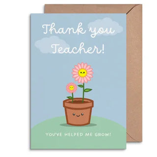 Thank You Teacher Growth Card End of Year Gift by Bits of Noodles