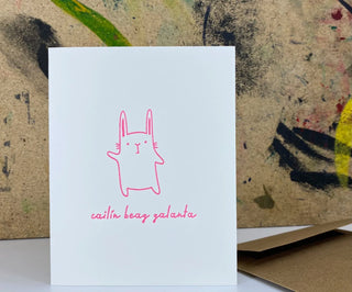 The Pear in Paper - Cailín beag galanta - Letterpress - Shells Cafe | Shells Little Shop