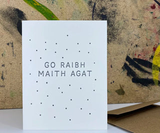 The Pear in Paper - Go raibh maith agat - Letterpress - Shells Cafe | Shells Little Shop