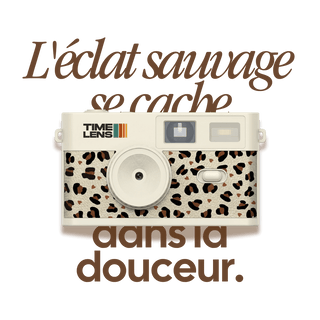 TimeLens® Cream Leopard camera - Shells Cafe | Shells Little Shop