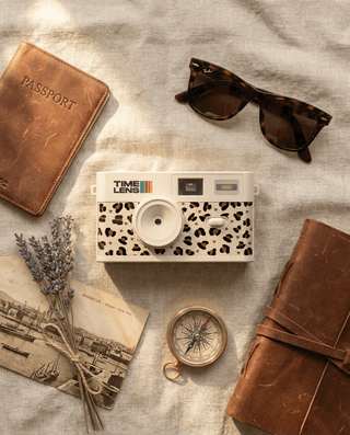 TimeLens® Cream Leopard camera - Shells Cafe | Shells Little Shop