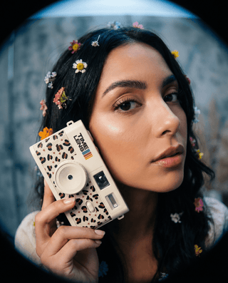 TimeLens® Cream Leopard camera - Shells Cafe | Shells Little Shop