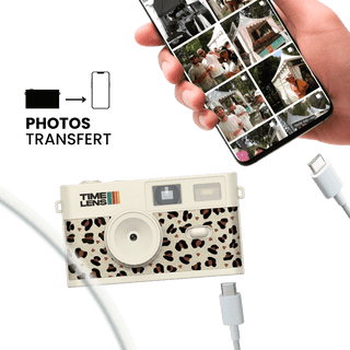 TimeLens® Cream Leopard camera - Shells Cafe | Shells Little Shop