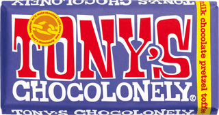 Tonys Chocolonely Dark Milk Pretzel Toffee 42% - Shells Cafe | Shells Little Shop