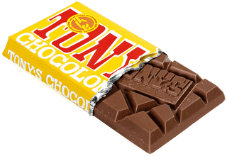Tonys Chocolonely Milk Almond Honey Nougat 32% - Shells Cafe | Shells Little Shop