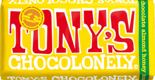 Tonys Chocolonely Milk Almond Honey Nougat 32% - Shells Cafe | Shells Little Shop